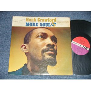 画像: HANK CRAWFORD - MORE SOUL ( Ex/Ex Looks:Ex++ WOFC, WOBC 　えＤＳＰ )   / 1961 US AMERICA ORIGINAL 1st Press "RED & PURPLE with WHITE FAN Label" MONO Used LP 