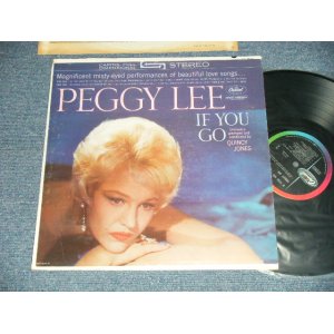 画像: PEGGY LEE - IF YOU GO (Ex+/MINT-) / 1961 US AMERICA ORIGINAL 1st Press "BLACK With RAINBOW 'CAPITOL' Logo on LEFT SIDE  Label"  STEREO  Used LP 