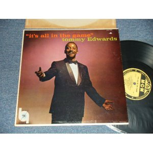 画像: TOMMY EDWARDS - IT'S ALL IN THE GAME (DEBUT Album) (Ex++/MINT- STEAROFC, EDSP)  / 1958 US AMERICA ORIGINAL 1st Press "YELLOW Label" MONO Used LP  