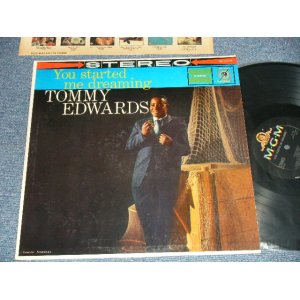 画像: TOMMY EDWARDS - YOU STARTED ME DREAMING (Ex++/MINT- EDSP)  / 1959  US AMERICA ORIGINAL 1st Press "BLACK Label" STEREO Used LP  