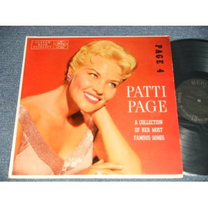 画像: PATTI  PAGE - PAGE 4 : A COLLECTION OF HER MOST FAMOUS SONGS (Ex+++/MINT- ) / 1955 US AMERICA ORIGINAL MONO Used LP 