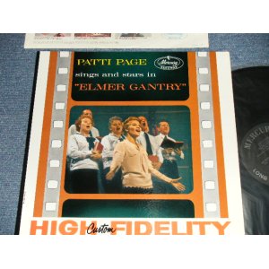 画像: PATTI PAGE - SINGS and STARS IN ELMER GANTRY ( MINT-/MINT- )  /1960 US AMERICA ORIGINAL "BLACK with SILVER Print Label" MONO Used LP