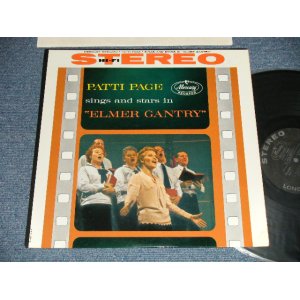 画像: PATTI PAGE - SINGS and STARS IN ELMER GANTRY ( Ex++/MINT- )  /1960 US AMERICA ORIGINAL "BLACK with SILVER Print Label" STEREO Used LP