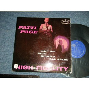 画像: PATTI  PAGE with The PETE RUGOLO ALL STARS - IN THE LAND OF HI-FI ( Ex+++/MINT- ) / 1956 US AMERICA ORIGINAL "BLUE Label" MONO Used LP 