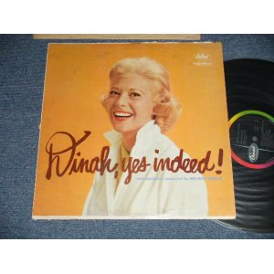 画像: DINAH SHORE With NELSON RIDDLE - DINAH,YES INDEED! (Ex+/Ex+ Looks:Ex+++ EDSP ) / 1959 US AMERICA ORIGINAL 1st Press "BLACK with RAINBOW CAPITOL Logo on Left side Label" MONO LP 