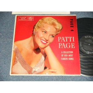 画像: PATTI  PAGE - PAGE 4 : A COLLECTION OF HER MOST FAMOUS SONGS (Ex++/MINT- EDSP, WTDMG ) / 1955 US AMERICA ORIGINAL "BLACK with SILVER PRINT Label" MONO Used LP 