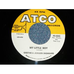 画像: GRETHE & JORGEN INGMANN - A) MY LITTLE BOY  B) I LOVED YOU  (Ex++/Ex++ WOL)  / 1963 US AMERICA ORIGINAL Used 7" Single 