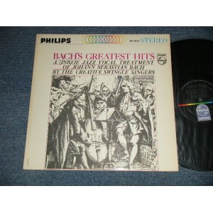 画像:  THE SWINGLE SINGERS - BACH'S GREATEST HITS ( Ex+++/MINT-) / 1963 US AMERICA ORIGINAL STEREO Used  LP 