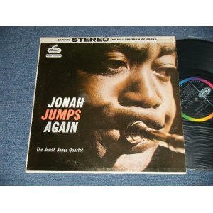 画像: JONAH JONES - JONAH JUMPS AGAIN ( Ex/Ex++ EDSP, STPOBC, TEAROFC) /  1959 US AMERICA ORIGINAL "BLACK with RAINBOW 'CAPITOL' Logon Left Label"  STEREO Used  LP  