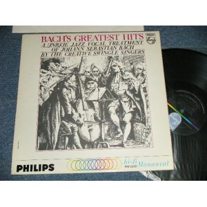 画像:  THE SWINGLE SINGERS - BACH'S GREATEST HITS ( Ex+++/Ex++ Looks:Ex+++)  / 1963 US AMERICA ORIGINAL MONO  Used  LP 