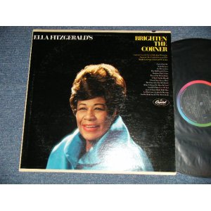 画像: ELLA FITZGERALD - BRIGHTEN THE CORNER  ( Ex++/Ex+++ Looks:Ex++)  /  1967 US AMERICA ORIGINAL "BLACK with RAINBOW & CAPITOL Logo on TOP" Label  MONO Used LP 