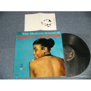 画像: BETTY CARTER -  THE MODERN SOUND OF BETTY CARTER :With INSERTS (Ex+/Ex++ Looks:Ex+++ WOBC) / 1960 US AMERICA ORIGINAL  MONO Used LP