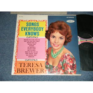 画像: TERESA BREWER - SONGS EVERYBODY KNOWS  (Ex++/Ex+++ Looks:E++) / 1961 US AMERICA ORIGINAL STEREO Used LP  