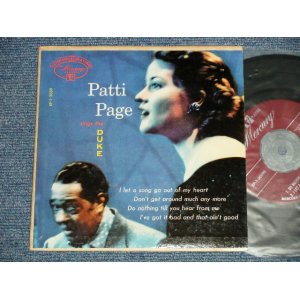 画像: PATTI PAGE - PATTI SINGS THE DUKE (Ex+/Ex++ EDSP) / 1953 US ORIGINAL 4 TRACKS Used 7" 45 rpm EP  