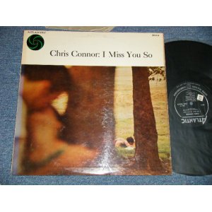 画像: CHRIS CONNOR - I MISS YOU SO (Ex++/Ex+++ STOL) / 1957 US AMERICA ORIGINAL "BLACK with SILVER Print Label" MONO Used  LP 