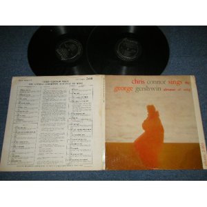 画像: CHRIS CONNOR - Chris Connor Sings The George Gershwin Almanac Of Song (Ex+++, Ex+, VG/MINT- WTRDMG) / 1957 US AMERICA ORIGINAL "BLACK with SILVER Print Label" MONO Used  2-LP 