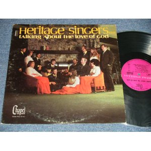 画像: HERITAGE SINGERS USA U.S.A. - TALKING ABOUT THE LOVE OF GOD  (Ex/Ex+++ EDSP) / 1972 US AMERICA ORIGINAL Used  LP  