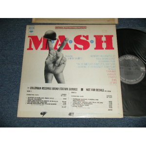 画像:  ost Johnny Mandel ‎- M*A*S*H   with PROMO SHEET ("The Original Sound track RECORDINGS") (Ex++/MINT-) / 1970 US AMERICA ORIGINAL "PROMO" "360 SOUND Label" Used LP 