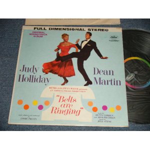 画像: ost JUDYHOLLIDAY & DEAN MARTIN - BELLS ARE RINGING (Original Soundtrack Album) (Ex+/Ex+ Looks:Ex+++ SWOBC, SEAMEDSP, )  / 1960 US AMERICA ORIGINAL 1st Press "BLACK with RAINBOW 'CAPITOL' logo on LEFT Label" STEREO Used  LP