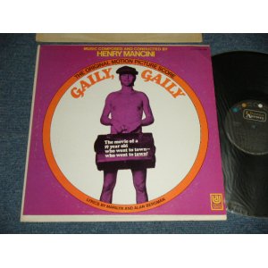 画像: OST/ HENRY MANCINI - GAILY, GAILY (Ex++/MINT- ) / 1969 US AMERICA "CAPITOL RECORD CLUB Release" "BLACK with COLOR DOT Label" Used LP 