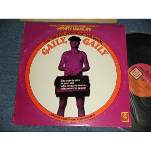 画像: OST/ HENRY MANCINI - GAILY, GAILY (Ex++/MINT- SWOBC) / 1969 US AMERICA 1st Press "PINK & ORANGE Label" Used LP 