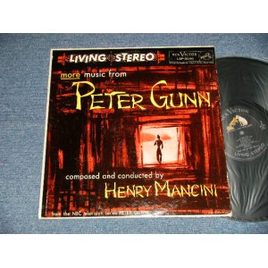 画像: ost HENRY MANCINI - More Music from "PETER GUNN" (Ex++/Ex+ Looks:MINT- EDSP)  / 1959 US AMERICA ORIGINAL 1st Press "SILVER RCA VICTOR at TOP, LIVING STEREO at BOTTOM Label" STEREO Used  LP