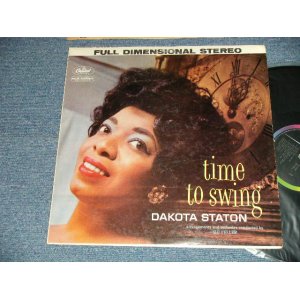 画像: DAKOTA STATON - TIME TO SWING (Ex+++/MINT- )  / 1959 US AMERICA  ORIGINAL 1st Press "BLACK with RAINBOW CAPITOL logo On Left Label"  STEREO Used  LP