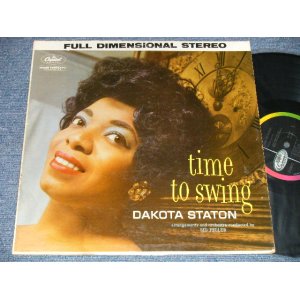 画像: DAKOTA STATON - TIME TO SWING (Ex++, Ex-/Ex+++ B-1,23:Ex- EDSP)  / 1959 US AMERICA  ORIGINAL 1st Press "BLACK with RAINBOW CAPITOL logo On Left Label"  STEREO Used  LP