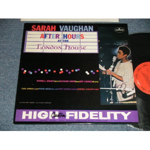 画像: SARAH VAUGHAN - AFTER HOURS AT THE LONDON HOUSE (MINT-/MINT-)  / 1968? US AMERICA REISSUE "RED Label" "With JAPANESE LINER" MONO Used  LP