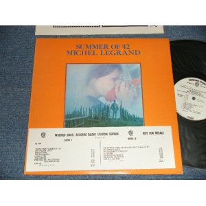 画像: ost MICHEL LEGRAND - SUMMER OF '42 (Ex++/MINT-) /1971 US AMERICA ORIGINAL  "WHITE LABEL PROMO" Used LP 