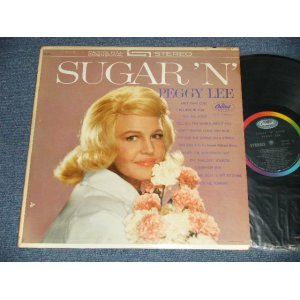 画像: PEGGY LEE -  SUGAR 'N' SPICE (Ex+/Ex+++) / 1962 US America ORIGINAL "BLACK With RAINBOW 'CAPITOL' Logo on TOP Label" Stereo Used LP 