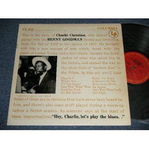 画像: CHARLIE CHRISTIAN - WITH THE BENNY GOODMAN SEXTET AND ORCHESTRA (Ex++/MINT- EDSP) / Early 1970's US AMERICA REISSUE "PROMO" MONO Used LP