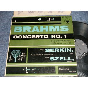 画像: Brahms Rudolf Serkin, The Cleveland Orchestra, George Szell ‎- Concerto No.1 In D Minor For Piano And Orchestra (Ex++/MINT-, Ex  EDSP) / 1958 US AMERICA ORIGINAL "GRAY with 6 EYES LABEL" MONO Used LP 