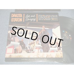 画像: DAKOTA STATON - LIVE AND SWINGING (Ex++/Ex++)  / 1964 US AMERICA  ORIGINAL 1st Press "BLACK Label" MONO Used LP