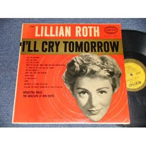 画像: LILLIAN ROTH - I'LL CRY TOMORROW (Ex+++, Ex/Ex+++) / 1957 US AMERICA  MONO Used LP 