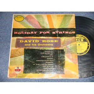 画像: DAVID ROSE and His Orchestra - HOLIDAY FOR STRINGS (Ex/Ex+++ EDSP,  STOFC, SWOBC) / 1955 US AMERICA ORIGINAL "YELLOW LABEL" MONO Used LP