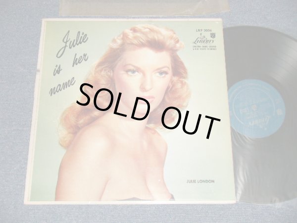 画像1: JULIE LONDON - JULIE IS HER NAME (DEBUT ALBUM) (Matrix #A) LRP-3006 1D SIDE 1 I-I 800P-1B I A4 B) LRP-3006 SIDE 2 1D I A1) (Ex++/Ex++ EDSP) /1956 US AMERICA ORIGINAL MONO "1st Press LIBERTY Credit Front Cover" "1st Press Glossy Jcket " "2nd Press BACK Cover" "1st PRESS Turquoise Color LABEL" Used LP  