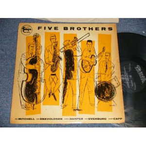 画像: FIVE BROTHERS - FIVE BROTHERS (Ex+/Ex+++ EDSP, SWOBC) / 1956 US AMERICA ORIGINAL 1st Press "BLACK with SILVER PRINT lLabel" MONO LP