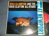 画像: DUKE ELLINGTON & BACK CLAYTON ALL-STARS  - AT NEW PORT (Ex++/Ex++) / 1956 US AMERICA ORIGINAL "6 EYES Label"  MONO Used  LP 