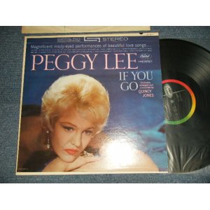 画像: PEGGY LEE - IF YOU GO (Ex++/MINT-) / 1961 US AMERICA ORIGINAL 1st Press "BLACK With RAINBOW 'CAPITOL' Logo on LEFT SIDE  Label"  STEREO Used LP 