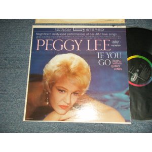 画像: PEGGY LEE - IF YOU GO (MINT-, Ex++/MINT- STOBC) / 1961 US AMERICA ORIGINAL 1st Press "BLACK With RAINBOW 'CAPITOL' Logo on LEFT SIDE  Label"  STEREO Used LP 