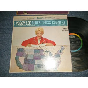 画像: PEGGY LEE - BLUES CROSS COUNTRY (Ex+++/MINT-  STOBC) / 1962 US AMERICA ORIGINAL 1st Press "BLACK With RAINBOW CAPITOL Logo on TOP Label" STEREO Used LP 