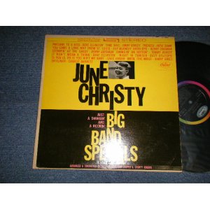 画像: JUNE CHRISTY -  BIG BAND SPECIAL (Ex++/Ex++) / 1962 US ORIGINAL "BLACK With RAINBOW 'CAPITOL' Logo on TOP Label"  STEREO Used LP 