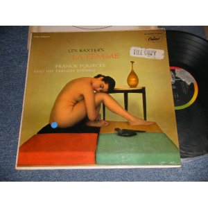 画像: LES BAXTER FRANK POURCEL - LES BAXTER's LA FEMME (Ex++/Ex++ STOFC, EDSP, TEAROL) / 1959Version  US AMERICA 2nd Press "BLACK with RAINBOW 'CAPITOL' Logo on LEFT Label" MONO Used LP