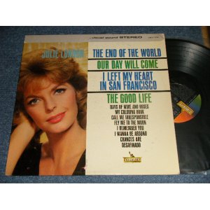 画像: JULIE LONDON - THE END OF THE WORLD (Exz++/Ex+++)  /1963 US AMERICA ORIGINAL 1st Press "BLACK with GOLD LIBERTY at LEFT  Label" STEREO Used  LP 