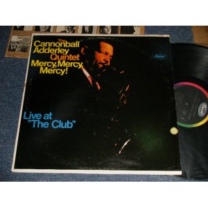 画像: The CANNONBALL ADDERLEY QUINTET - MERCY , MERCY, MERCY! (VG/Ex++) /196 US AMERICA ORIGINAL "BLACK with RAINBOW and 'CAPITOL' Logo on TOP" Label  MONO Used LP 