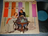 画像: LES BAXTER - 'ROUND THE WOORLD With LES BAXTER (Ex++/MINT- YAPE SEAM) / 1957 US ORIGINAL 1st Press "TURUOISE Label " MONO Used LP  