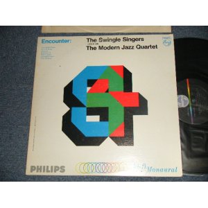 画像:  THE SWINGLE SINGERS perform with The MODERN JAZZ QUARTET - ENCOUNTER (MINT-/MINT-) / 1967 US AMERICA ORIGINAL MONO Used  LP