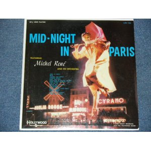 画像: MICHEL RENE and HIS ORCHESTRA - MID-NIGHT IN PARIS / 1960's  US ORIGINAL Mono LP  