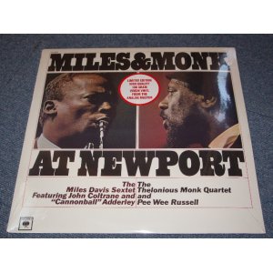 画像: MILES DAVIS & THELONIOUS MONK - MILES & MONK AT NEW PORT  /  US Reissue 180 glam Heavy Weight  Sealed LP  Out-Of-Print 